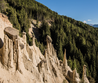 Le Piramidi di terra di Plata presso Perca