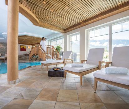 Relax Area at the Indoor Pool