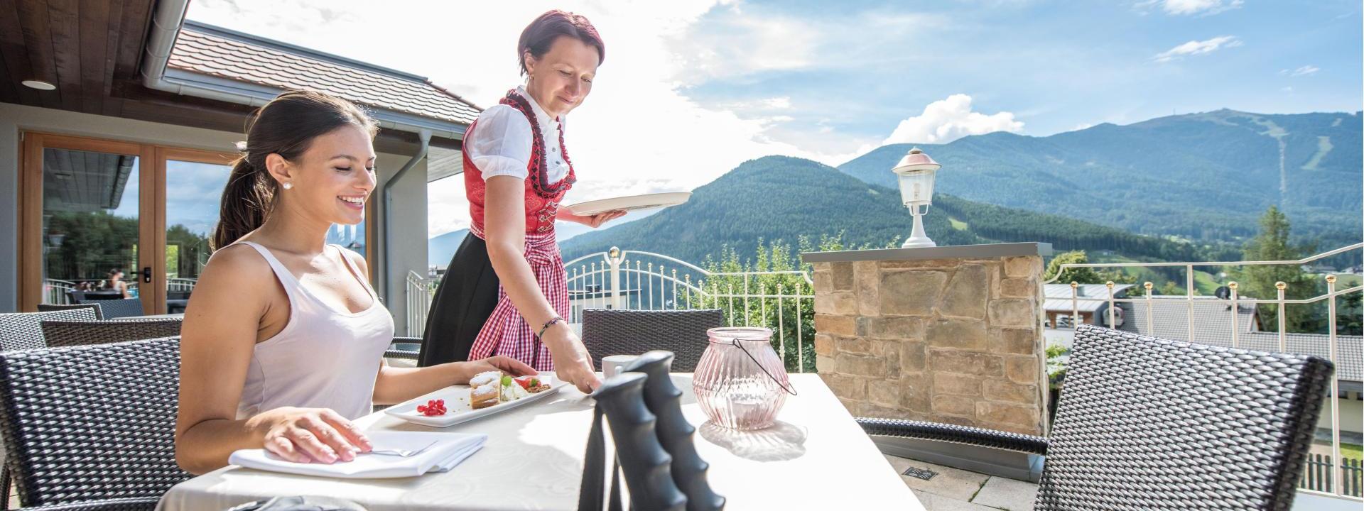 Service on the Terrace