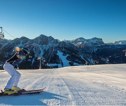 Auf der Skipiste