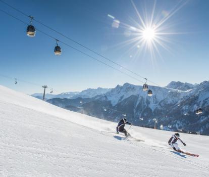 Skiing at Plan de Corones
