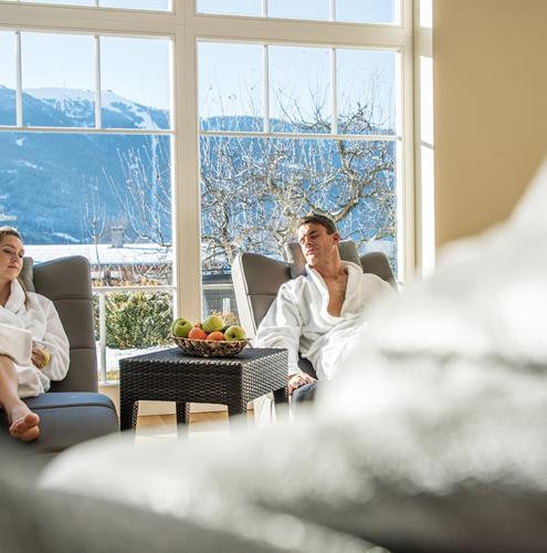 Guests in the Resting Room with Panoramic Views