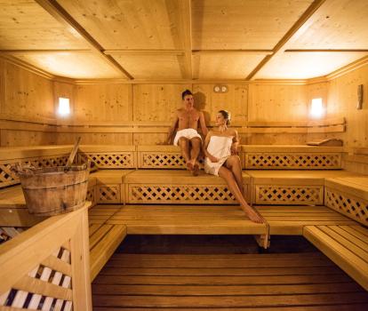 Guests in the Finnish Sauna