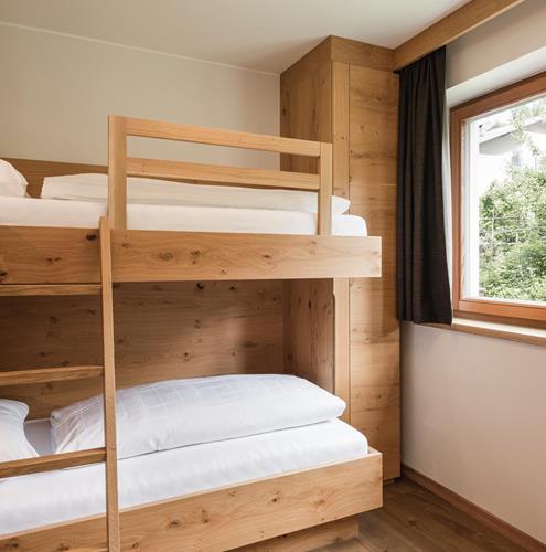 Kinderzimmer mit Stockbett - Juniorsuite Alpin